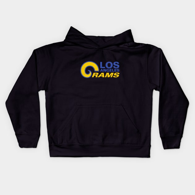 Los Angeles Rams 2 by Buck Tee Kids Hoodie by Buck Tee